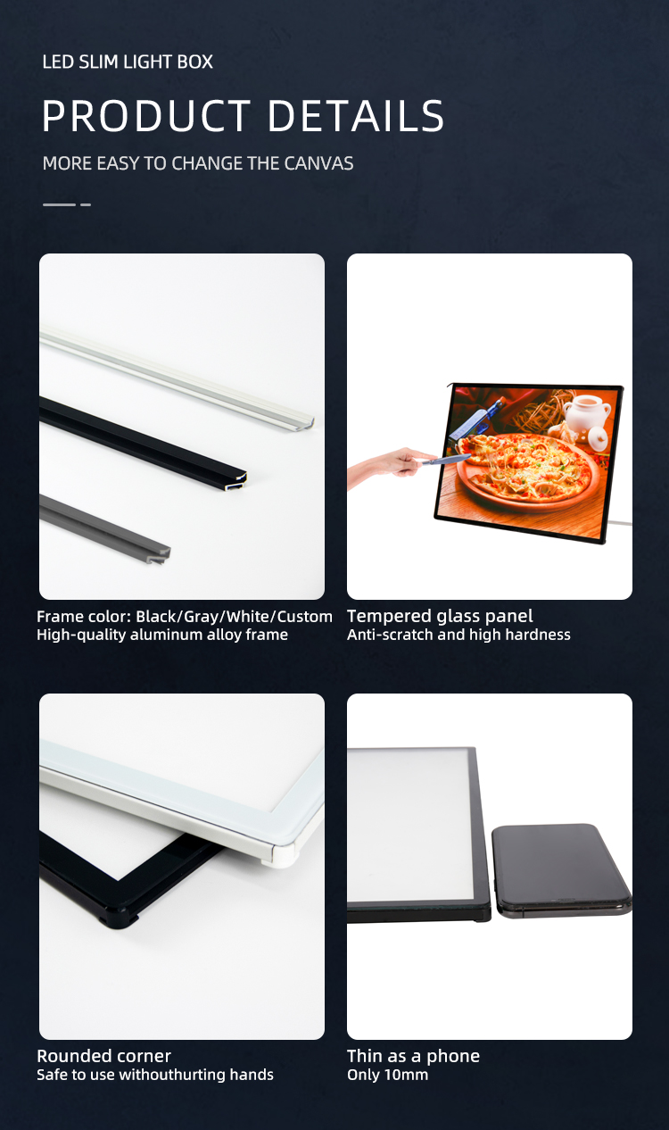 ultra slim light box featrue ultra slim light box featrue