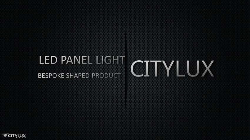 Bespoke shaped led panel light