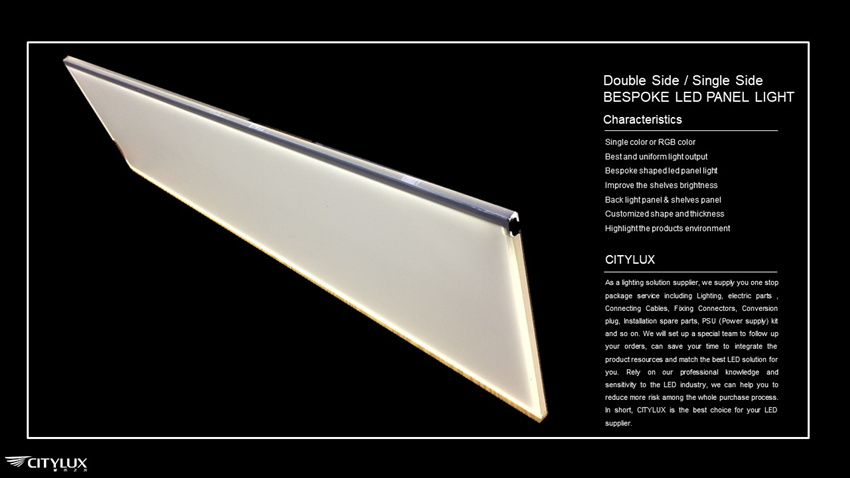 Bespoke led panel light