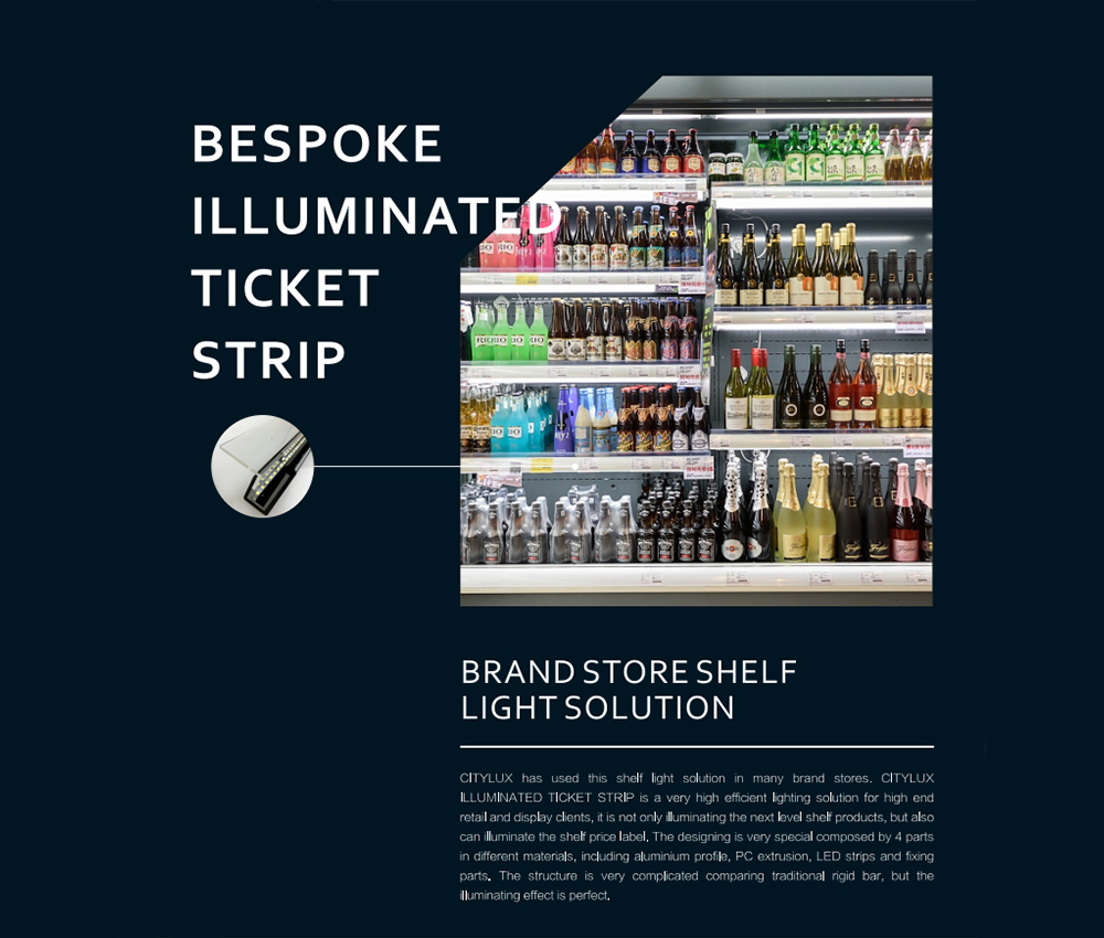Bespoke Supermarket lighting solutions