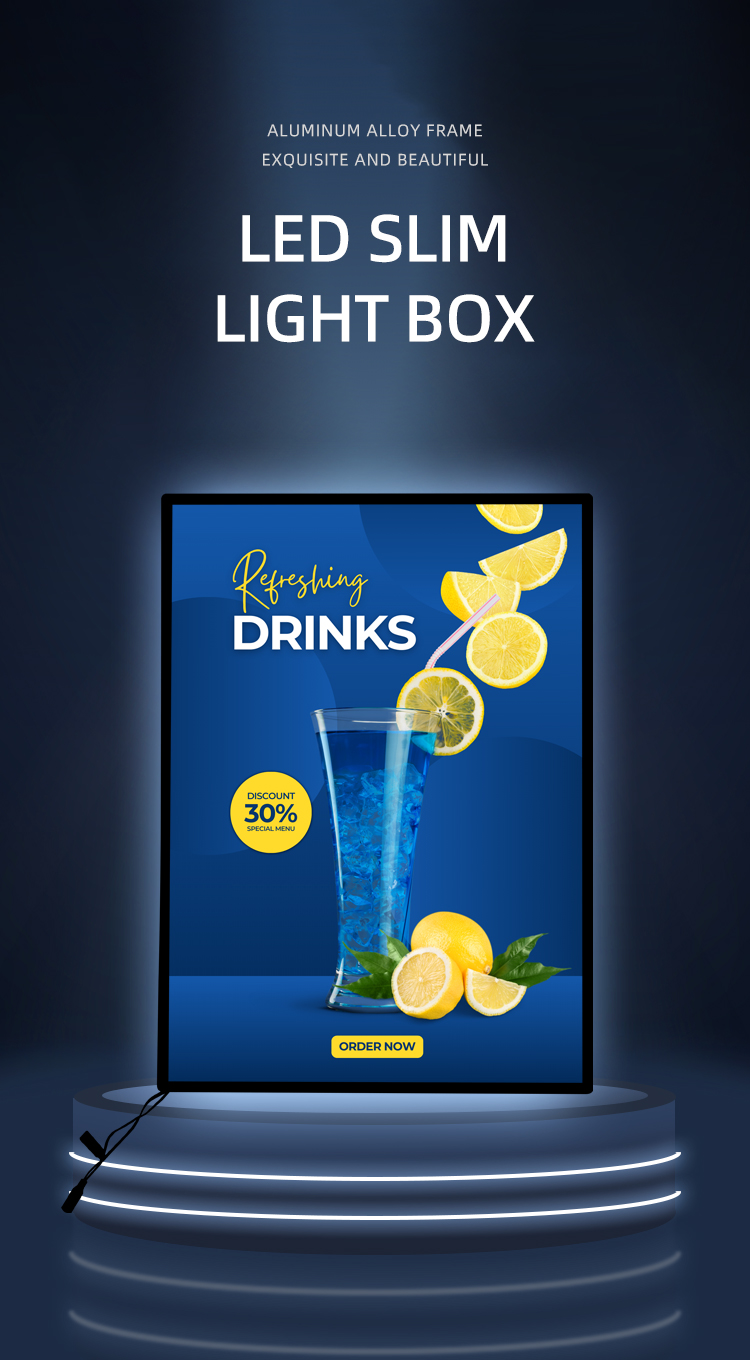 ultra slim light box frame ultra slim light box frame
