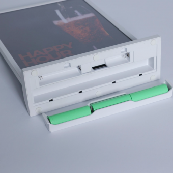 Wholesale Acrylic Led Menu Board A4 USB Rechargeable Double Sided Led Light Box 