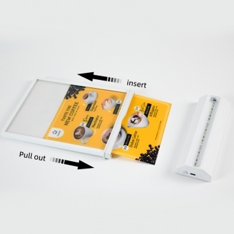 Wholesale Acrylic Lighted Signage A5 Rechargeable Desktop Double Sided Led Light Box 