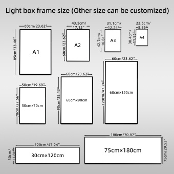 Customized Ultra Slim Light Box 