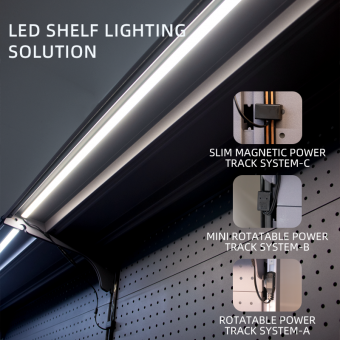 Magnetic LED Shelf Lights for Shop Supermarket Metal Shelf Lighting 
