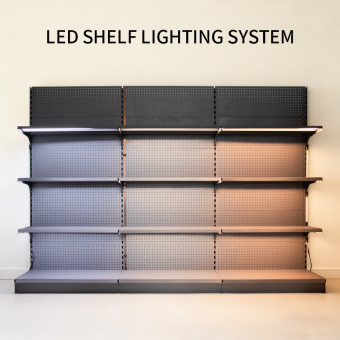 Magnetic LED Shelf Lights for Shop Supermarket Metal Shelf Lighting 