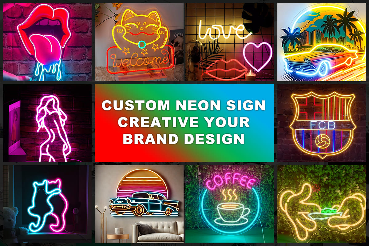 NEON LIGHT FOR WINDOW DISPLAY SEASON PROMOTION