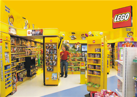 LEGO Worldwide Brand Store Lighting Solution Case